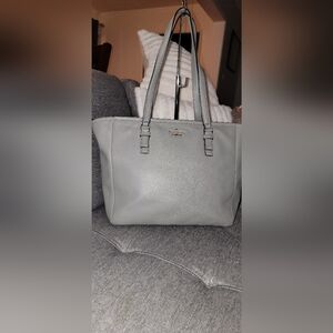 Kate Spade New York Jackson Street Denise Leather Tote  GRAY